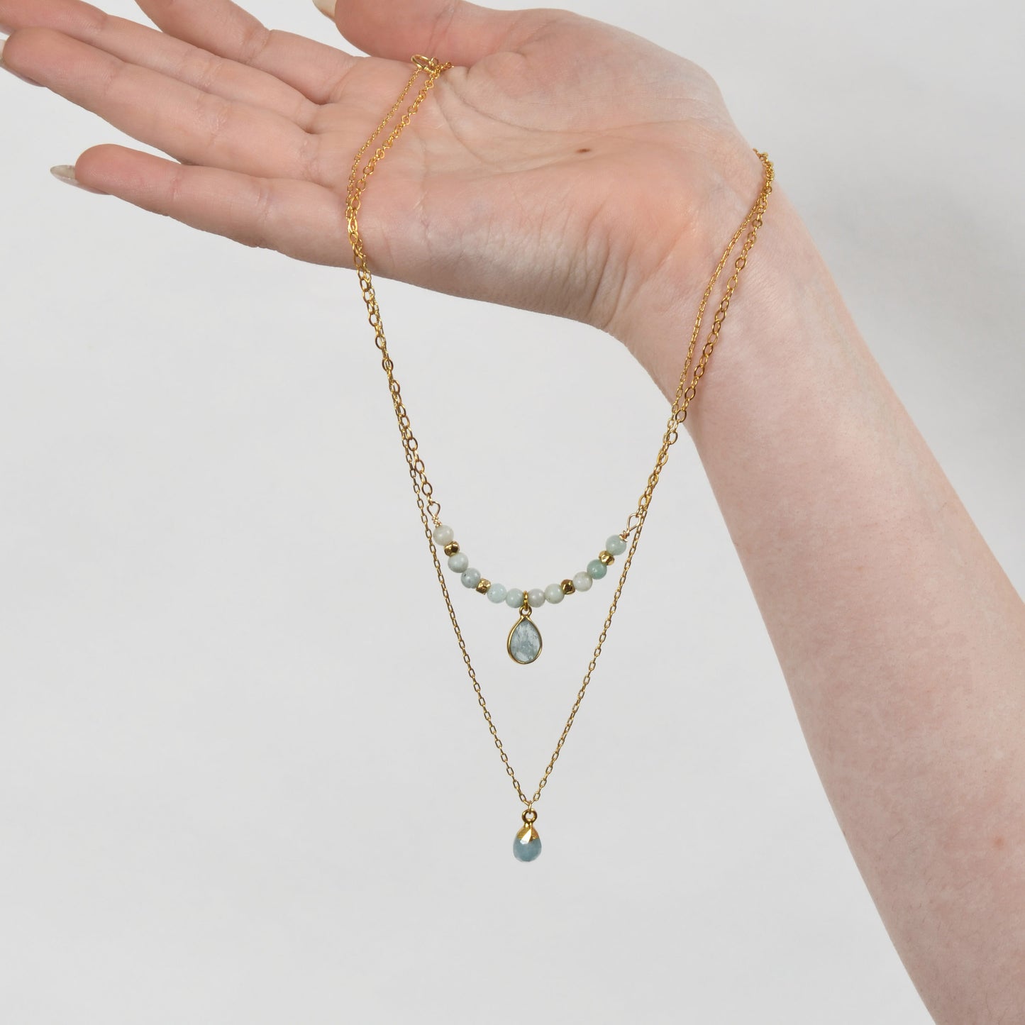 Birthstone Pendant - Aquamarine/March