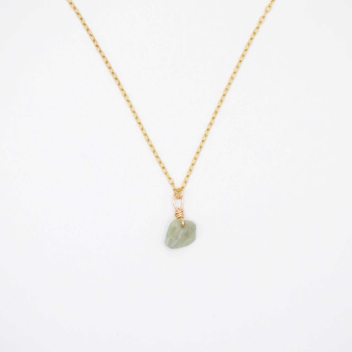 Signature Wrap Pendant Necklace - Amazonite
