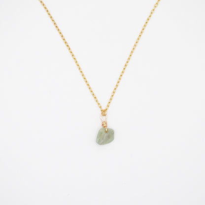 Signature Wrap Pendant Necklace - Amazonite