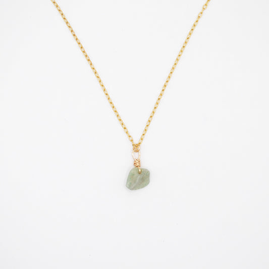 Signature Wrap Pendant Necklace - Amazonite